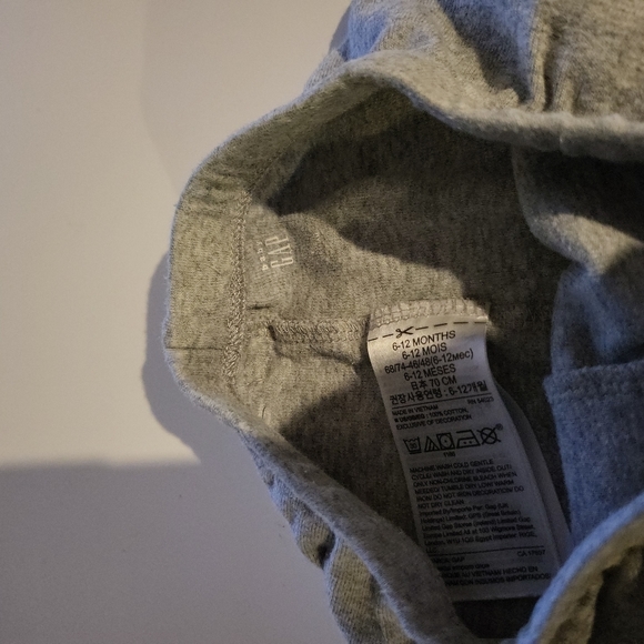 2 pcs Gap Baby Pants / Pajama 6-12 months Blue and Gray - Picture 2 of 3